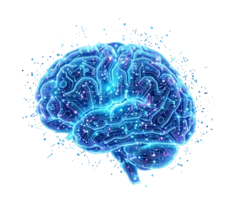 Cerebro humano iluminado que representa entender tu propia mente